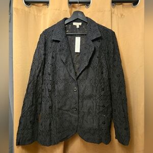 New Adiva 24w black lace blazer